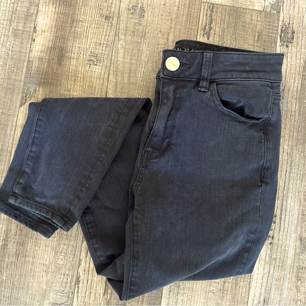 American Eagle Black Jeggings 0S